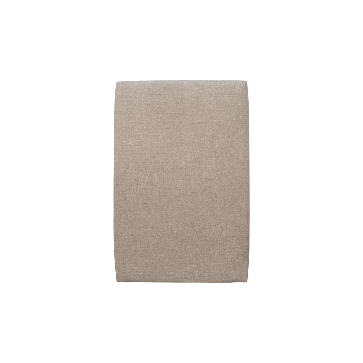 KOPFTEIL gepolstertes – Beigebrauner Stoff - 90 cm - Beige/Braun, Karton/Holz (90/120/10cm) - Sommeil de Plomb