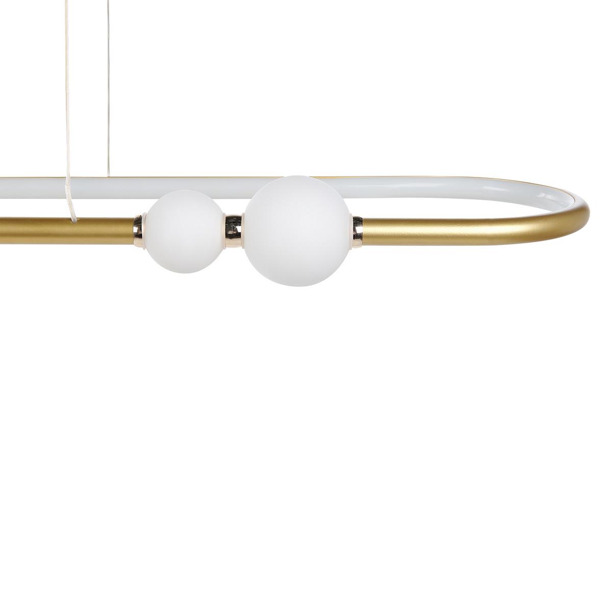 HÄNGELAMPE Feale 22/105/160 cm - Goldfarben, Metall (22/105/160cm) - Beliani