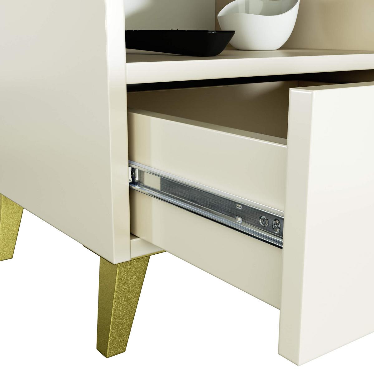 NACHTTISCH Kaschmir 43/40/37 - Kaschmir, Holzwerkstoff (40/43/37cm) - RAUMHIRSCH FURNITURE