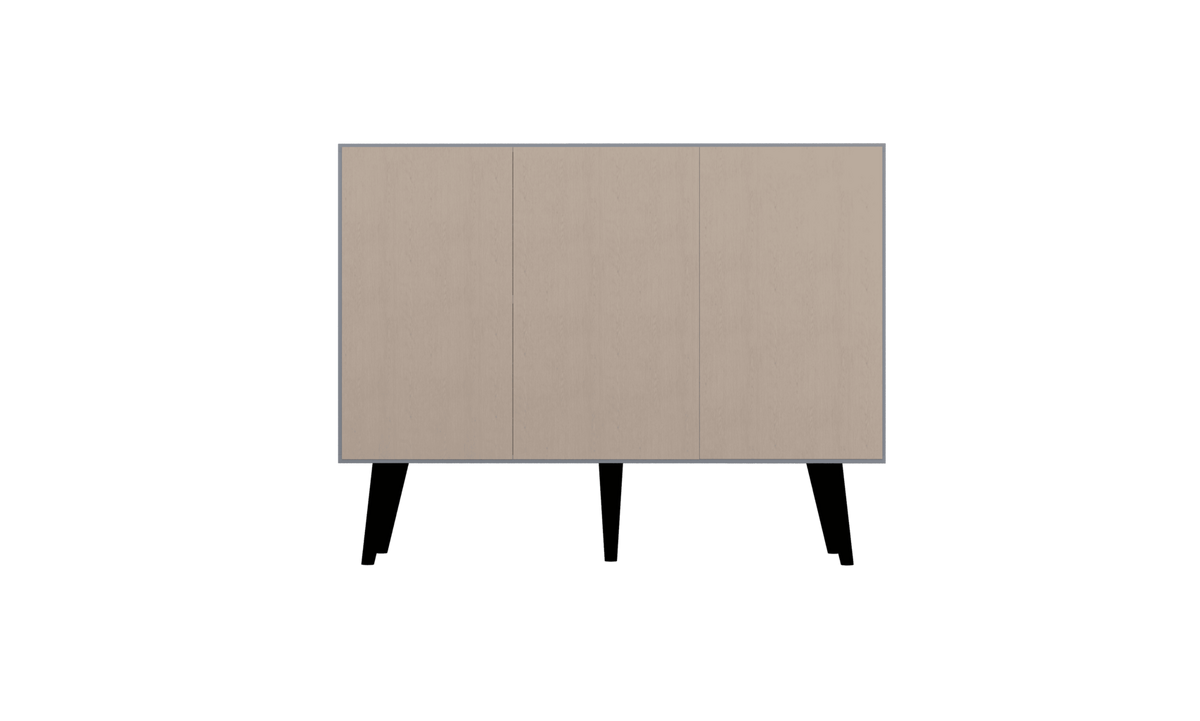KOMMODE Toronto Grau 39,9/95,5/120 - Grau, Holzwerkstoff (40/96/120cm) - RAUMHIRSCH FURNITURE