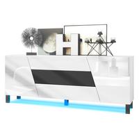 SIDEBOARD Houston Schwarz matt - Schwarz, Holzwerkstoff (178/69.5/38.5cm) - Vladon