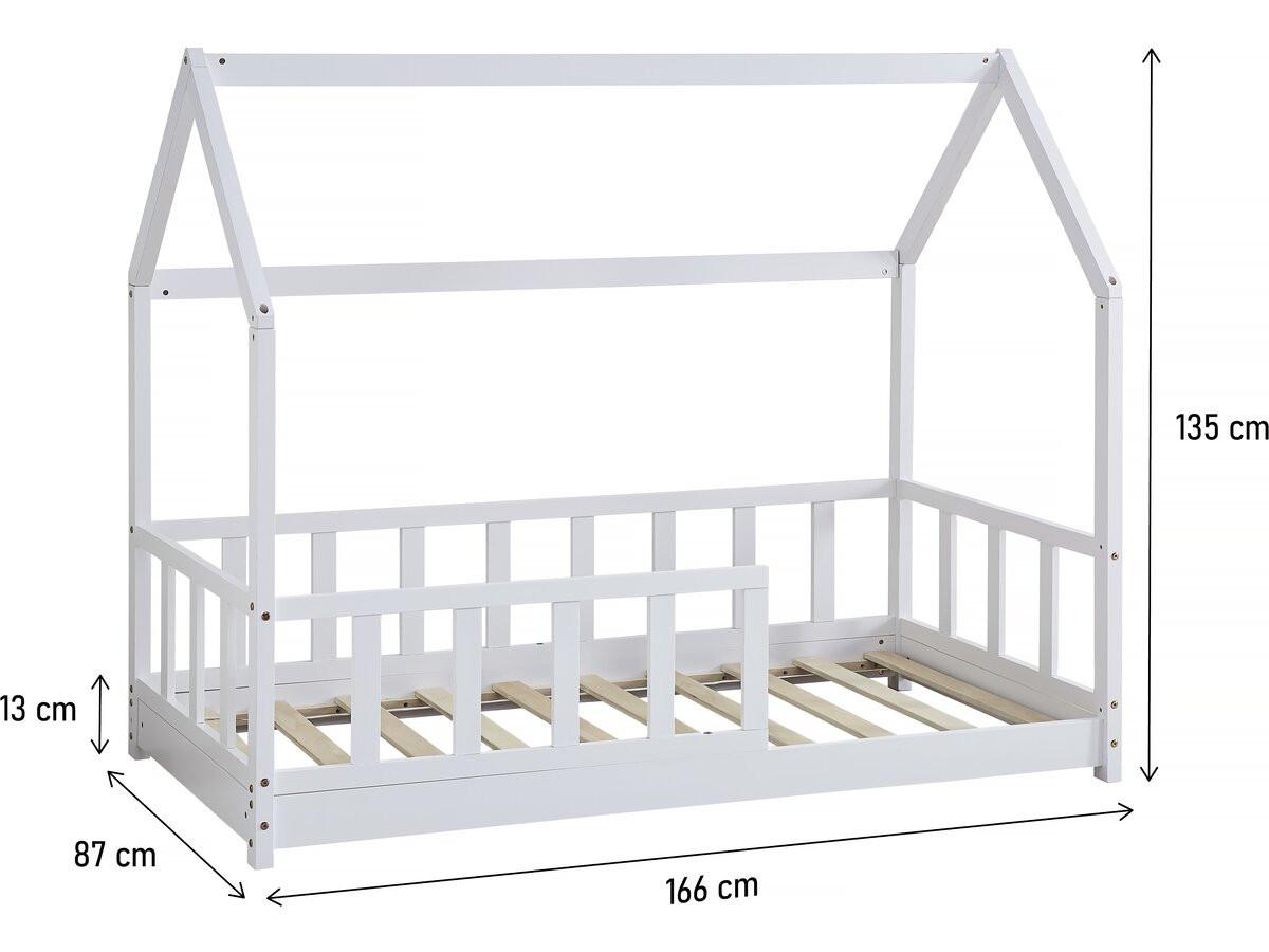 KINDERBETT charlotte weiss - Weiß, Holz - Habitat Garten