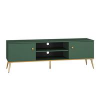 TV-MÖBEL Thalia Grün - Grün, Holzwerkstoff (160/53/40cm) - Petits-meubles