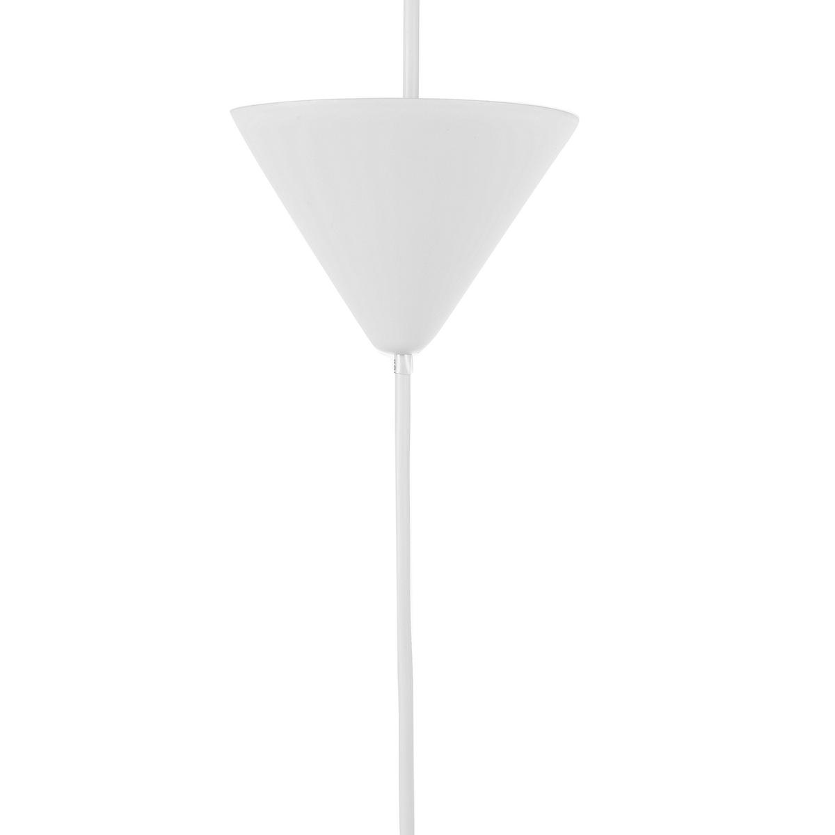 HÄNGELEUCHTE Weiß Lamone - Creme, Kunststoff (40/40/120cm) - Beliani
