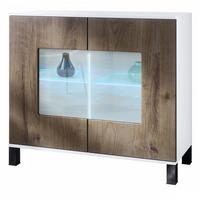 KOMMODE Grömitz Eiche Ribbeck - Alteiche, Holzwerkstoff (92.5/84.5/35cm) - Vladon