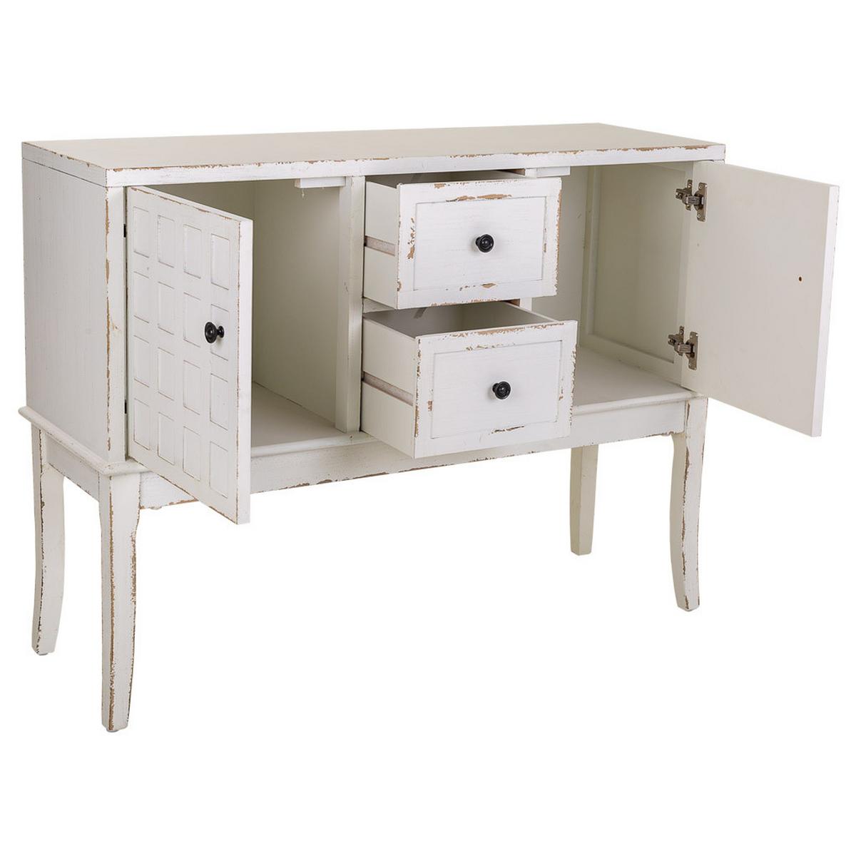 KONSOLE weiß 108x36x82cm - Weiß, Holz (36/108/82cm) - Wanderlust