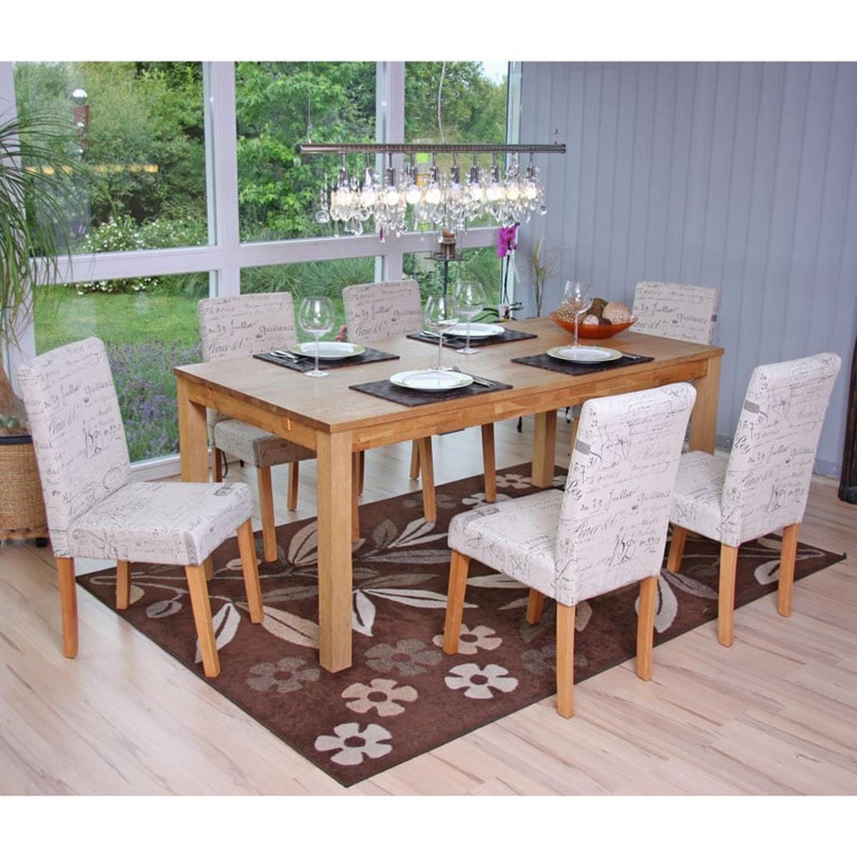 ESSZIMMERSTUHL Beige, Schwarz 6er-Set - Beige/Creme, Textil (43/90/48cm) - MCW