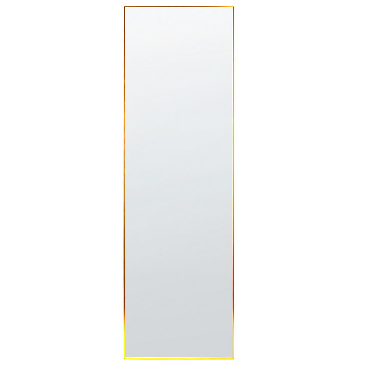 STEHSPIEGEL gold rechteckig 50/156 cm Beauvais - Goldfarben, Metall (7/156/50cm) - Beliani
