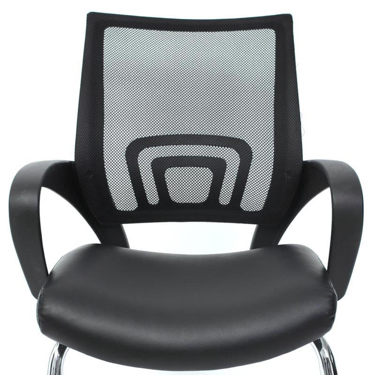KONFERENZSTUHL Schwarz 2er-Set - Schwarz, Textil (57/92/59cm) - MCW