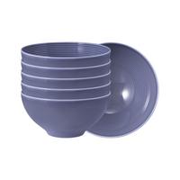 MÜSLISCHALEN Beat Color Glaze Fliederblau ø 15,7 cm 6er Set - Violett, Keramik (15.7cm) - Seltmann Weiden