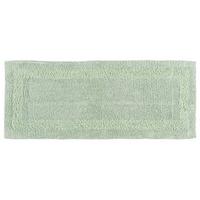 BADEMATTE 40/100 cm, 100% Baumwolle, wendbar - Salbeigrün, Textil (40/100cm) - Homescapes
