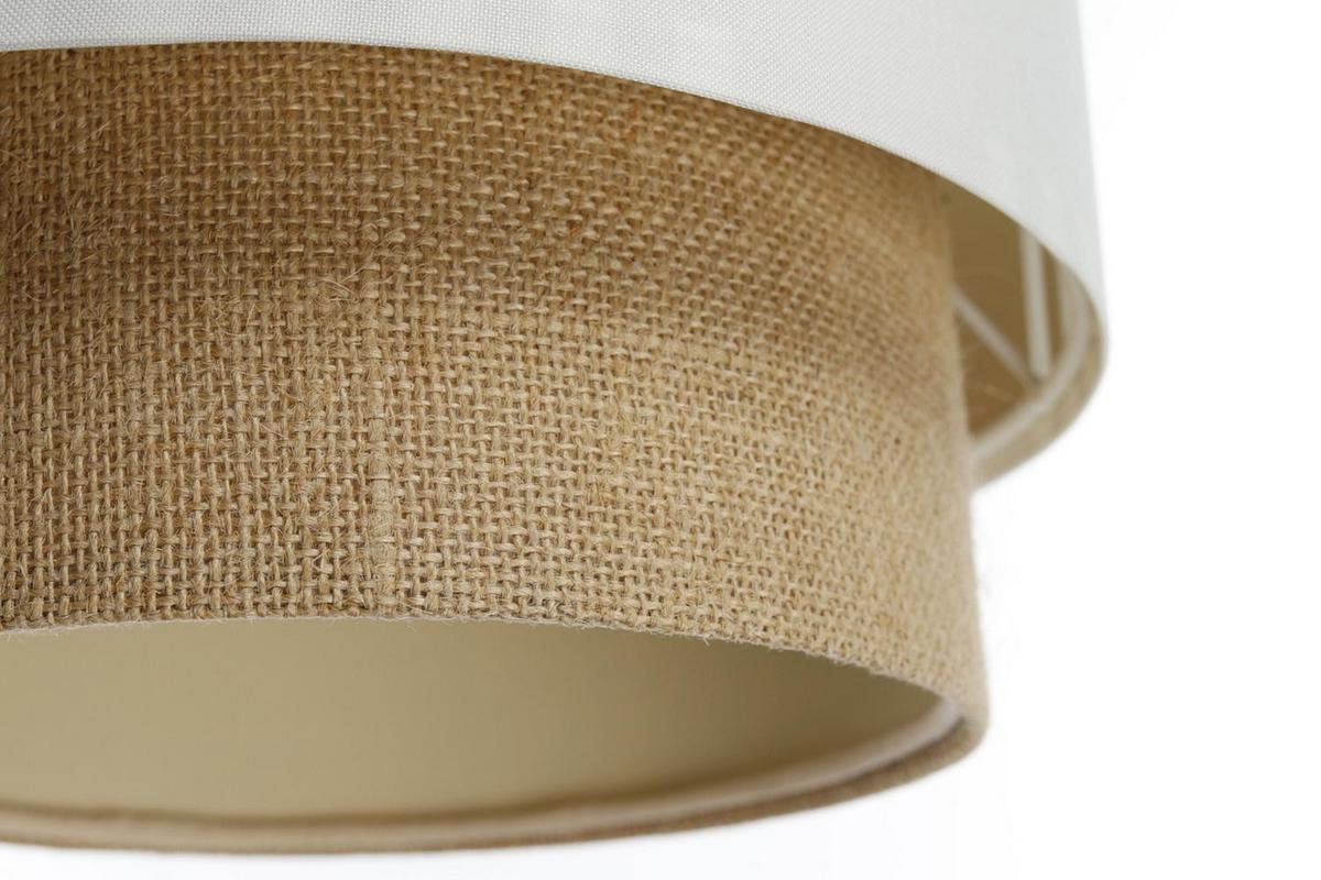 HÄNGELEUCHTE Weiß 25/105 cm - Braun, Kunststoff (30/0.4/105cm) - ONZENO