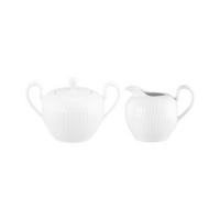 MILCH- & ZUCKER-SET Amina Weiß 2-tlg. - Weiß, Keramik (1/2cm) - Seltmann Weiden