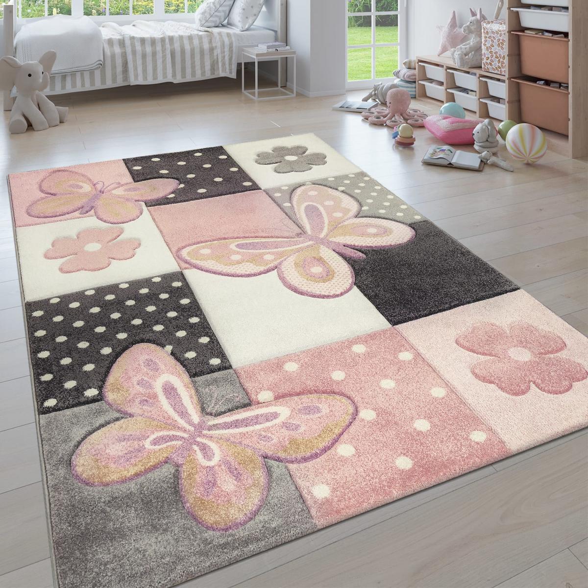 KINDERTEPPICH, im Patchwork-Stil, Mehrfarbig, 140 x 200 cm - Multicolor, Textil (200/140cm) - KADIMA DESIGN