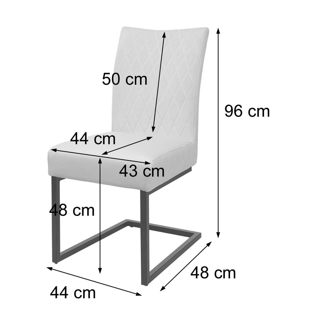 FREISCHWINGER Cremeweiß - Weiß, Textil (44/96/48cm) - MCW