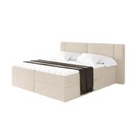 BOXBETT mit Matratze H4 - EVON - 180x200 cm Beige - Ecru, Holzwerkstoff (180/200cm) - ALTDECOR