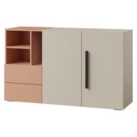 SIDEBOARD Lorin 2D2S LO07 - Kaschmir/Rosa, Holzwerkstoff (136/80/40cm) - MIRJAN24