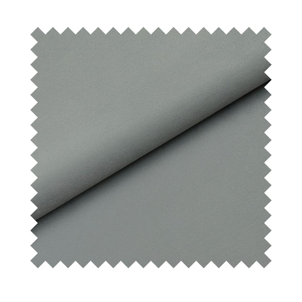 POLSTERBETT Cloudy Grau Samt, 90x200 cm - Schwarz/Grau, Kunststoff/Textil (90/200cm) - Selsey