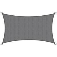 SONNENSEGEL SolVision HS9 200/400 cm rechteckig Anthrazit HDPE - Anthrazit, Kunststoff (400/200cm) - Sol Royal