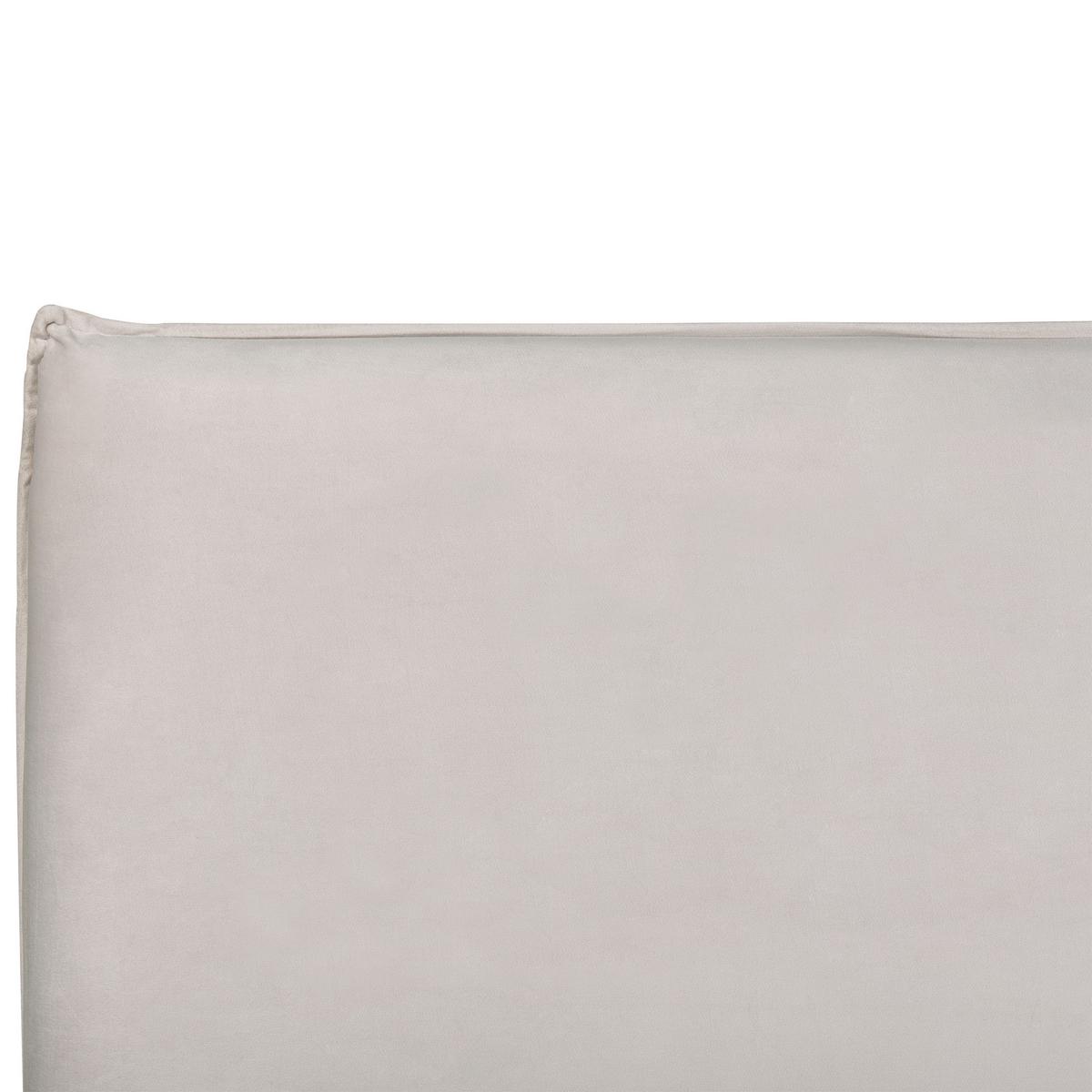 POLSTERBETT 180/200cm Cremeweiß Lavaur - Creme, Textil (180/200cm) - Beliani