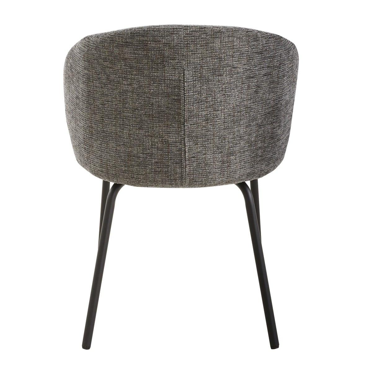 2ER-SET Stühle mit gepolsterter Sitzfläche und Rückenlehne Vesper 57/56/78 cm - Grau, Holzwerkstoff (49/79/56cm) - Calicosy