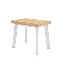 KONSOLENTISCH ausziehbar 58 bis 140cm, für 6 Gäste, eiche, 90/58/73cm - Eichefarben, Holzwerkstoff (90/140/73cm) - Skraut Home