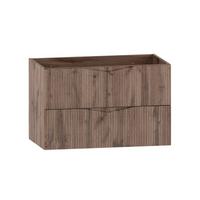 WASCHTISCHUNTERSCHRANK 80cm Tao Holz - Braun, Holzwerkstoff (80/50/46.5cm) - Petits-meubles