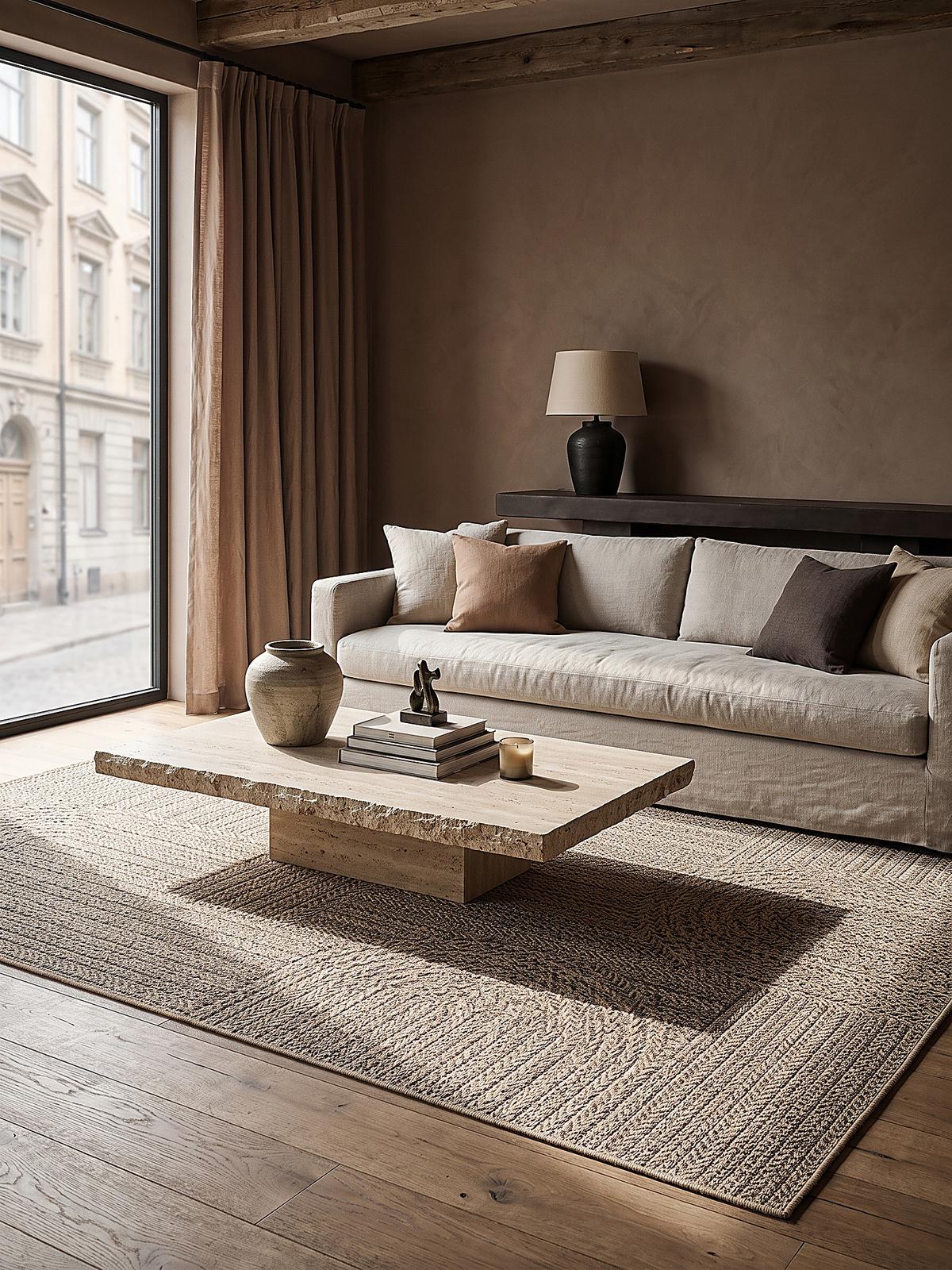 TEPPICHLÄUFER Geometrisch CORDEV Polypropylen Natur 80 x 250 cm - Beige, Textil (80/250cm) - KADIMA DESIGN