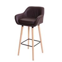 BARHOCKER Braun - Braun, Textil (53/99/45cm) - MCW