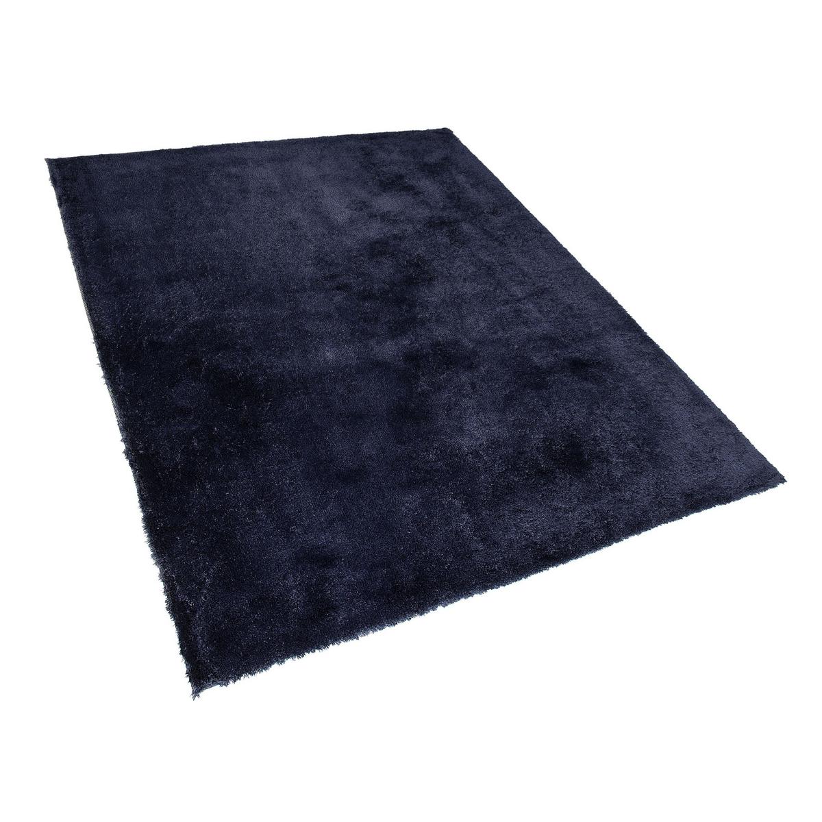 SHAGGY-TEPPICH Evren 200/140 cm - Blau, Kunststoff (140/200cm) - Beliani