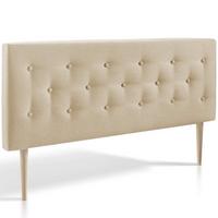 KOPFTEIL 160x100 cm Oslo beige - Beige, Textil (8/100/160cm) - VS Venta-stock