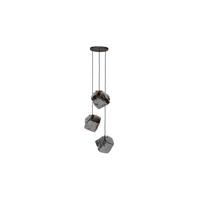 HÄNGELAMPE EDESSA Silber Glas - Silberfarben, Glas (50/50/150cm) - KAWOLA