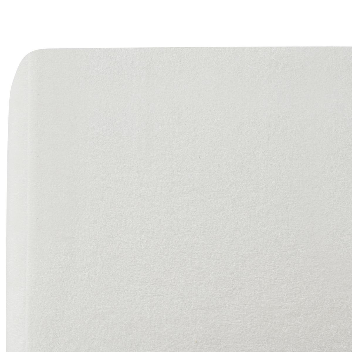 BETT mit Lattenrost 160/200 cm Stoff Cremeweiß Orville - Creme, Textil (160/200cm) - Beliani