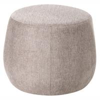 POUF Taupe Ashton - Taupe, Textil (61/43/61cm) - Beliani