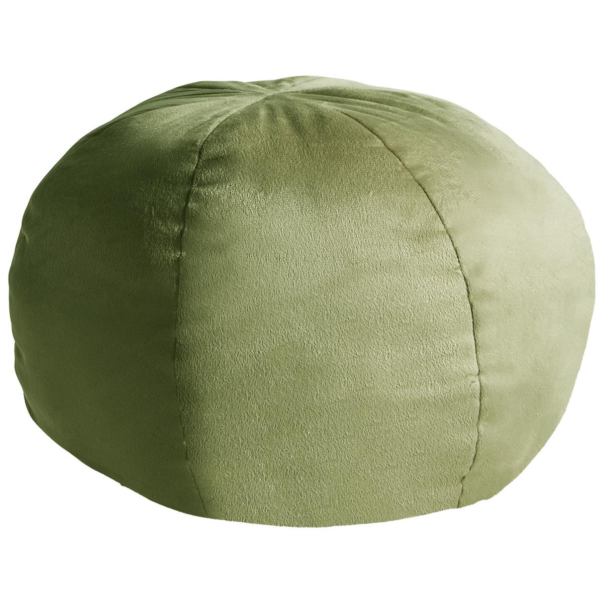 DEKOKISSEN 2er-Set Olivgrün 33/33 cm Salvia - Grün, Textil (33/33cm) - Beliani