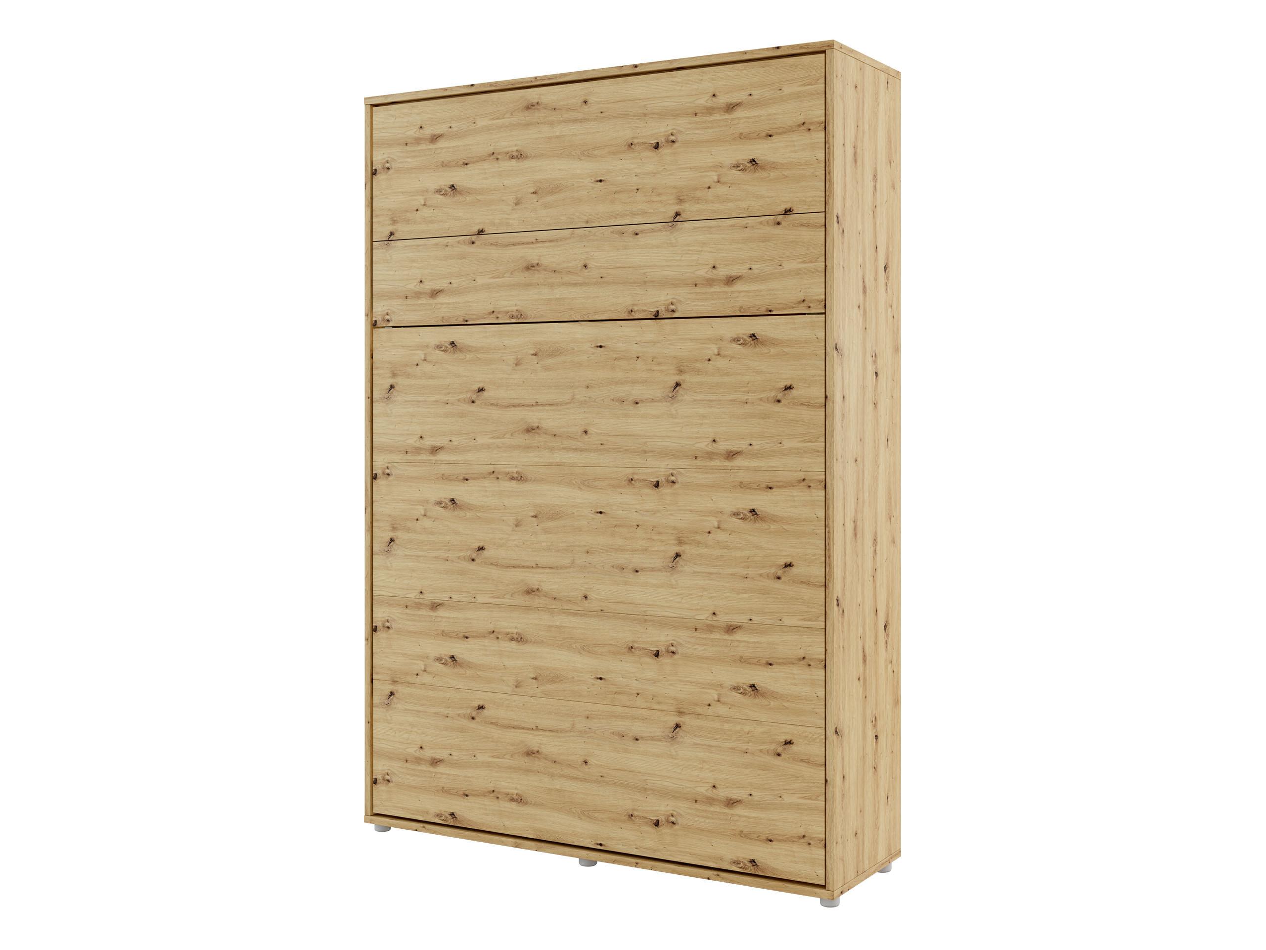 SCHRANKBETT Bed-Concept BC-01 140x200 - Eiche Artisan/Grau, Holz/Holzwerkstoff (140/200cm) - MIRJAN24