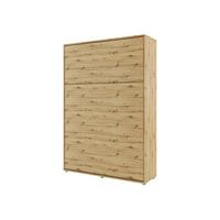 SCHRANKBETT Bed-Concept BC-01 140x200 - Eiche Artisan/Grau, Holz/Holzwerkstoff (140/200cm) - MIRJAN24