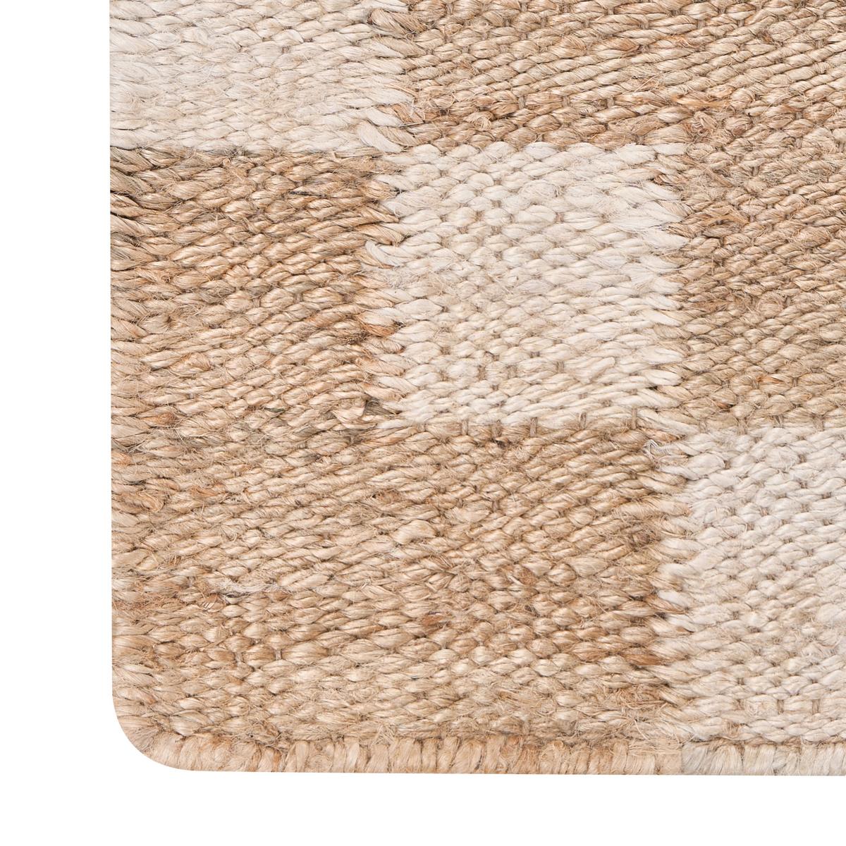 TEPPICH Hellbeige 160/230 cm Jute Beed - Beige, Textil (160/230cm) - Beliani