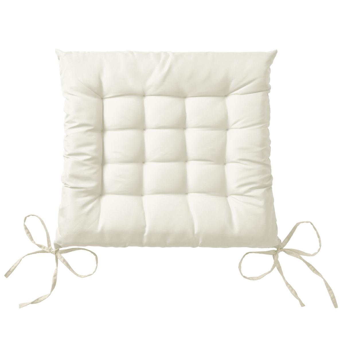 STUHLKISSEN Lea 40/40/5 cm Creme 4tlg - Creme, Textil (40/40cm) - Beautissu 