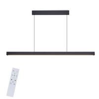 LED PENDELLEUCHTE Haleq 148.5/4.6/4.6 cm - Schwarz, Metall (148/5/4.6cm) - ZMH