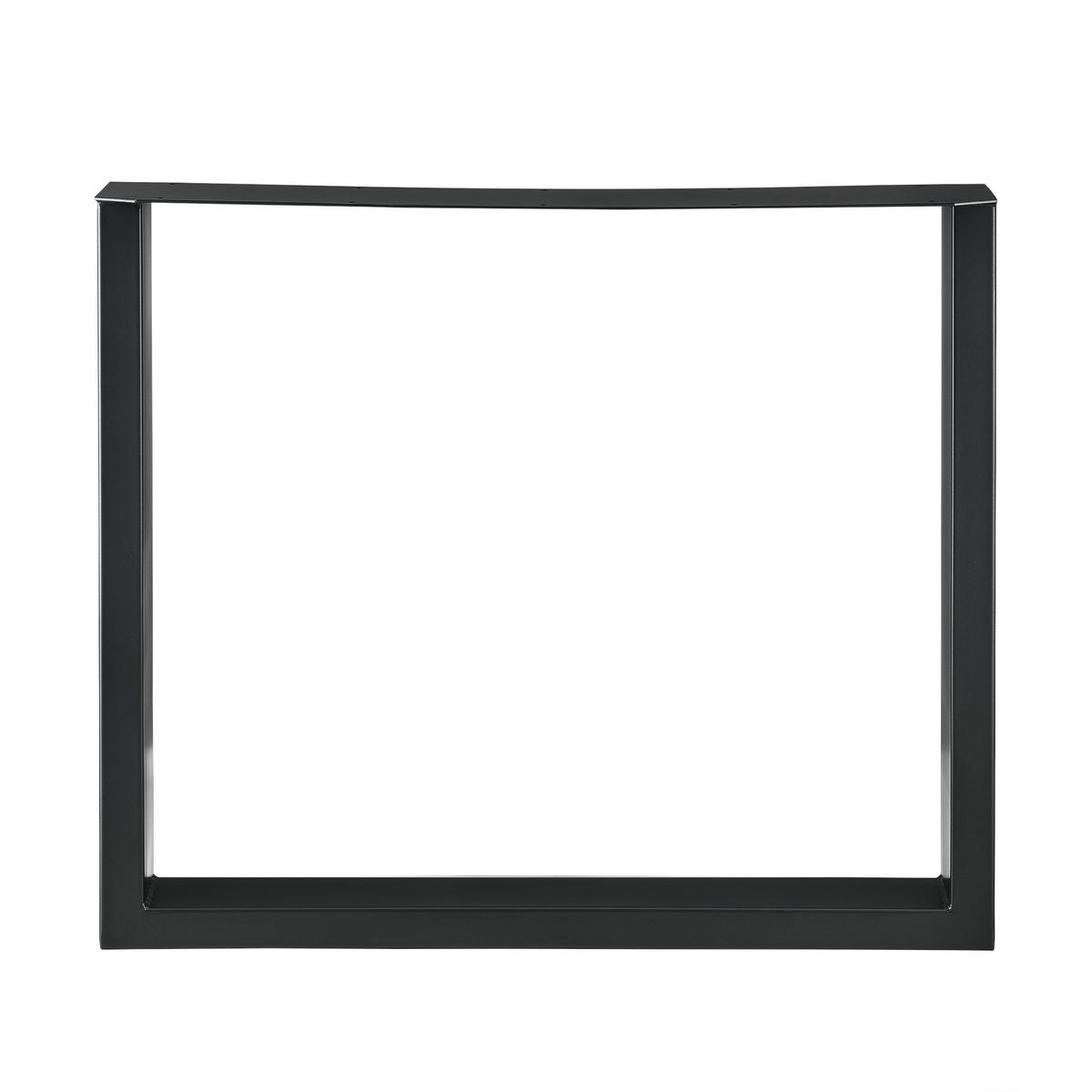 TISCHGESTELL-SET 2 TLG. Makers - Schwarz, Metall (80/72/8cm) - [en.casa]