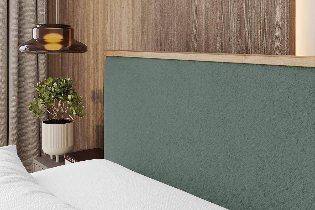 BOXBETT LOLLI9 - 120x200 - H4 Grün - Grün, Holzwerkstoff (120/200cm) - ALTDECOR