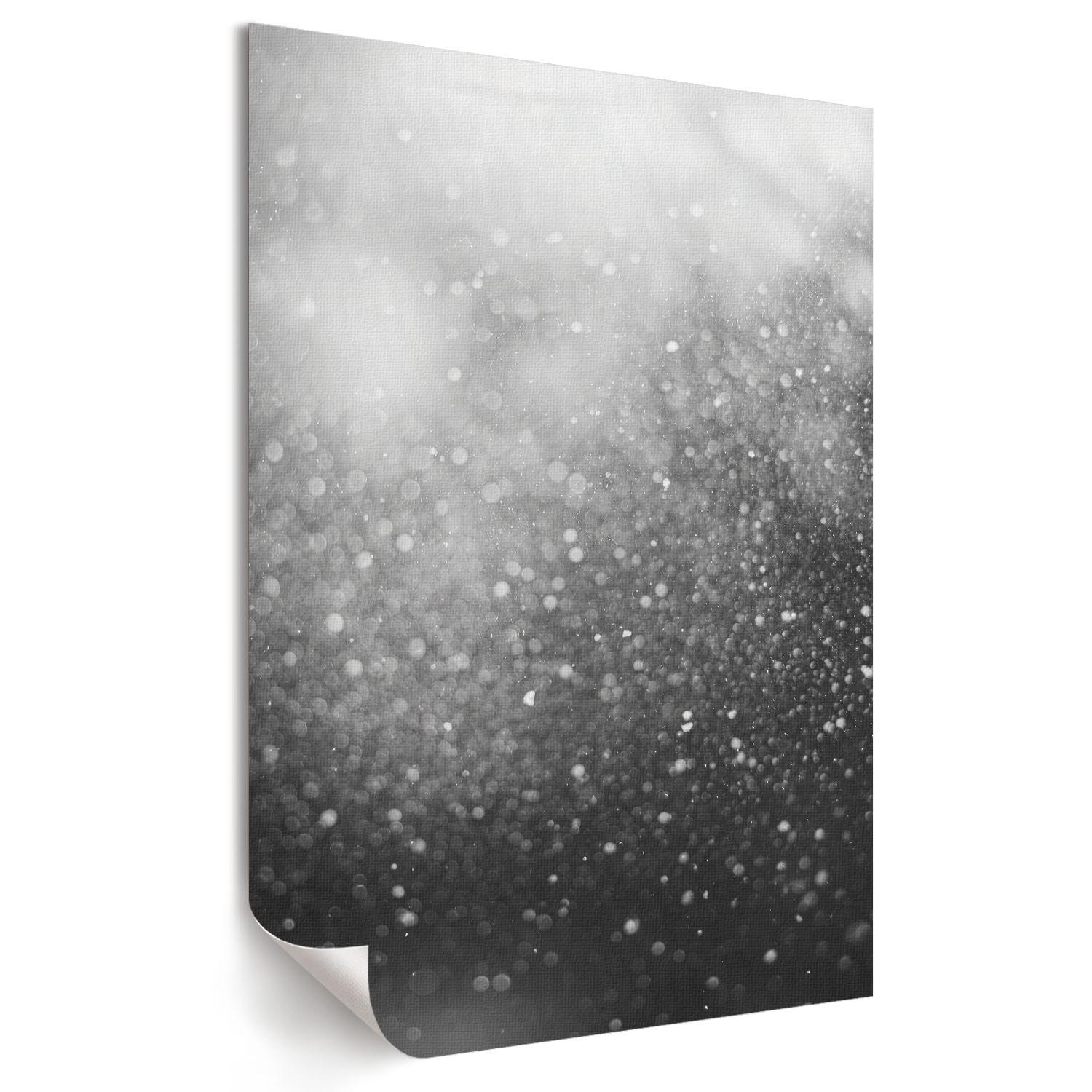 POSTER - 21x29 cm - Soft Structure - Leuchtender Glitzer - Weiß, Textil (21/29.7/0.1cm) - TULUP