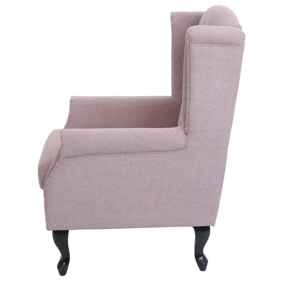 RELAXSESSEL Hellrosa - Hellrosa, Textil (75/102/80cm) - MCW