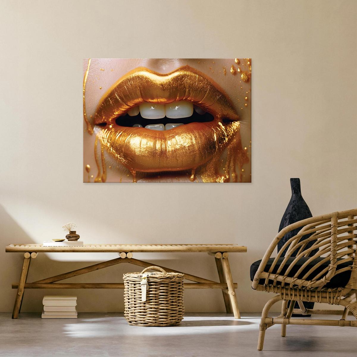 WANDBILDER Frau Abstrakt 100x70 - Multicolor, Holzwerkstoff (100/70cm) - Wallarena