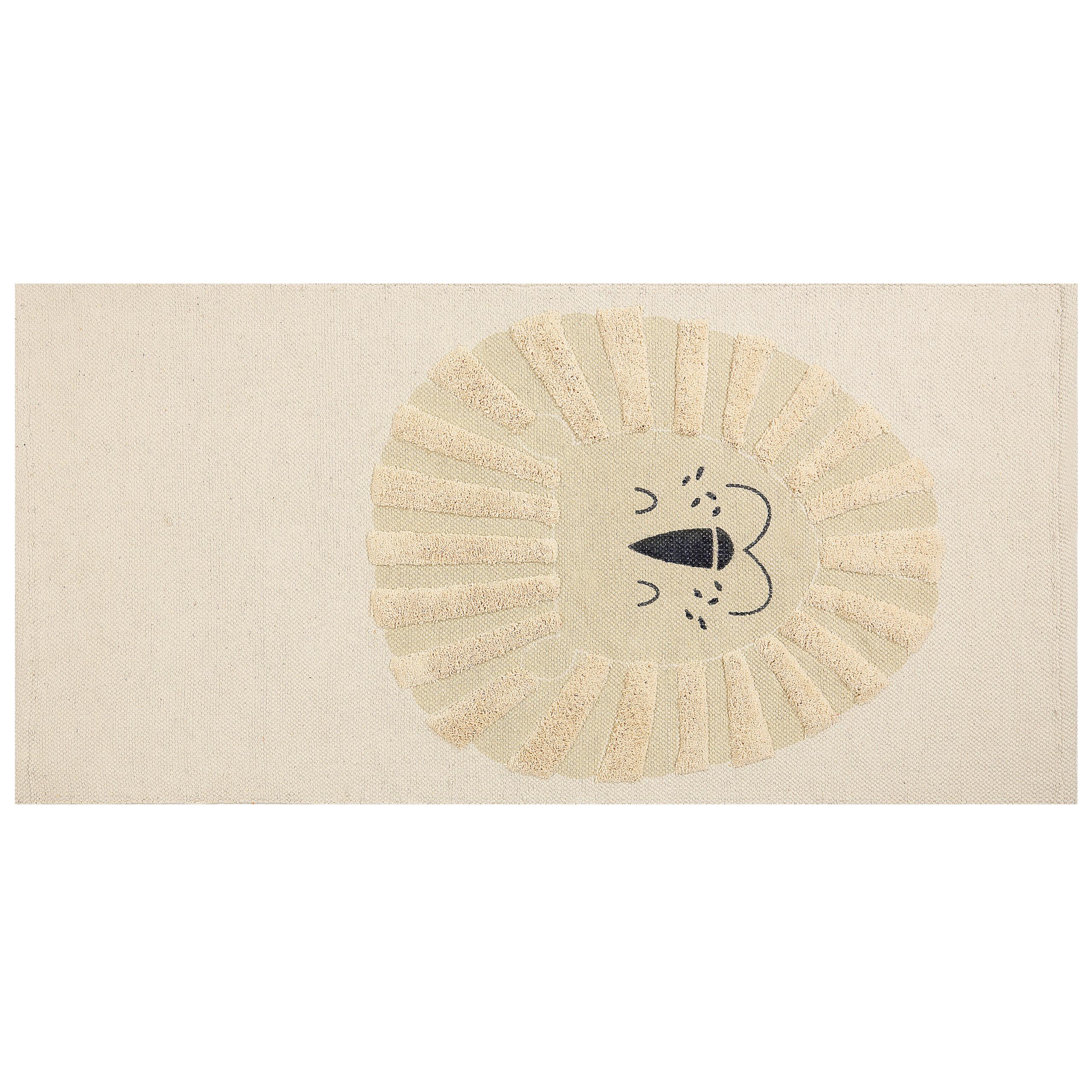 KINDERTEPPICH Balari 150/80 cm - Beige, Textil (80/150cm) - Beliani