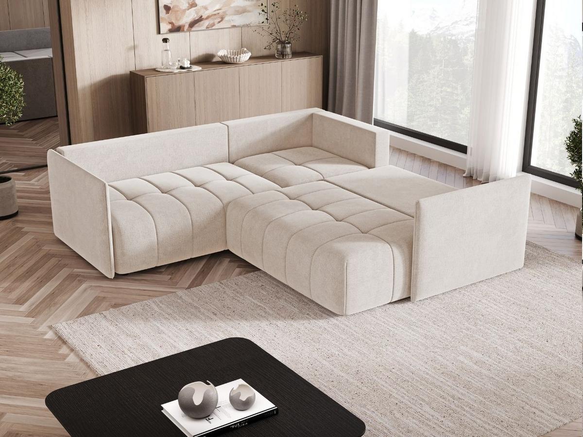 ECKSOFA Ardi Beige - Beige, Holz/Textil (240/240cm) - Graingold
