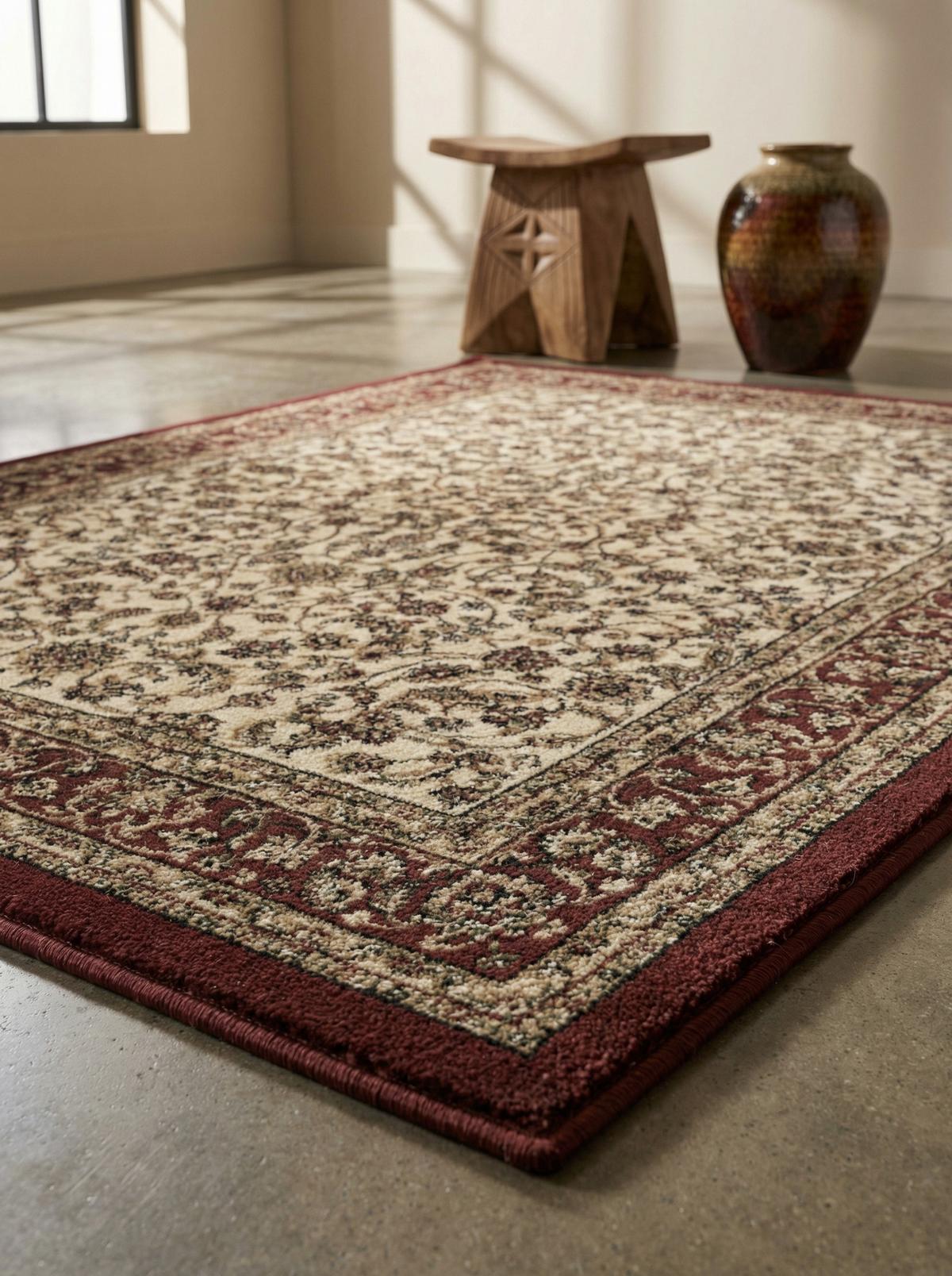 TEPPICH Kurzflor GEISLER in Creme, orientalisch, 80 x 150 cm - Beige, Textil (150/80cm) - KADIMA DESIGN