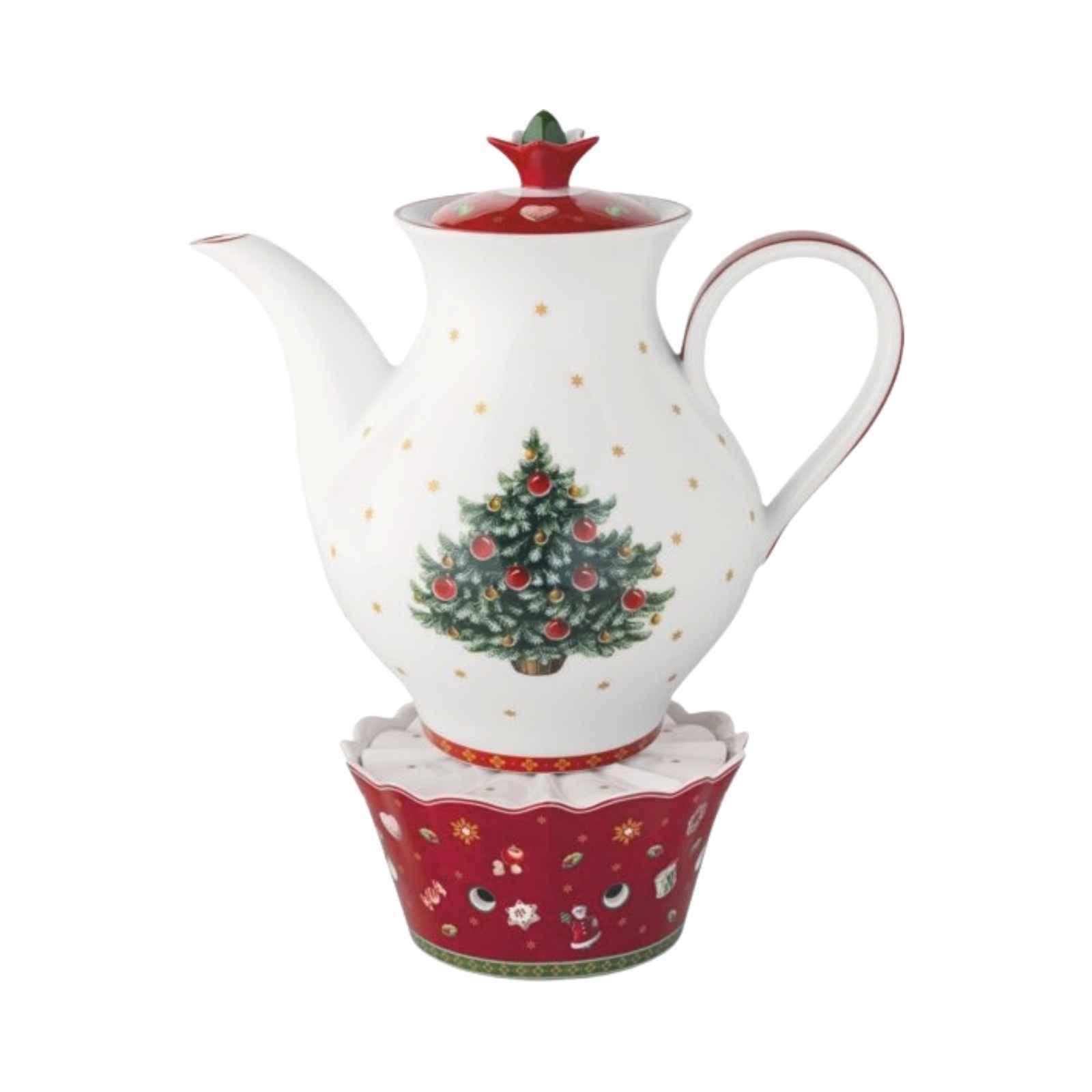 KAFFEEKANNE MIT STÖVCHEN Toy's Delight bunt 1,6 l 2-tlg. - Multicolor, Keramik (1.6L) - Villeroy & Boch