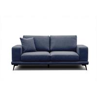 SOFA MEDIOLANE 2,5-Sitzer, dunkelblau - Dunkelblau, Holzwerkstoff/Textil (203/87/96cm) - Wozimo